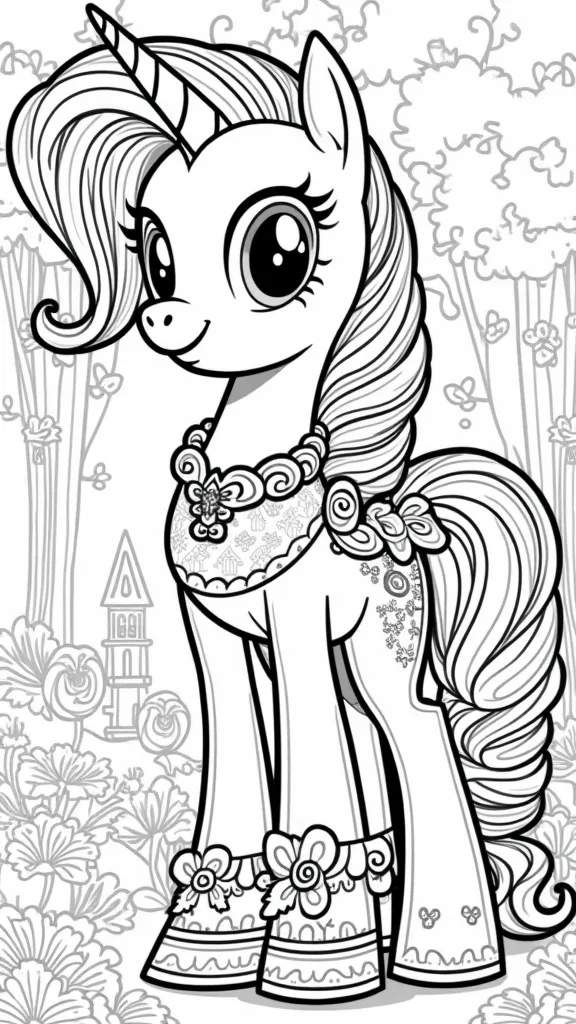 my little pony human coloring pages